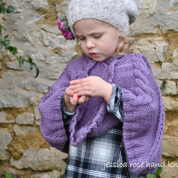 Baby 'Cabled Poncho'