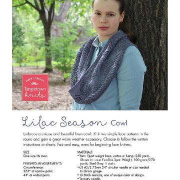 Lilac Season Cowl