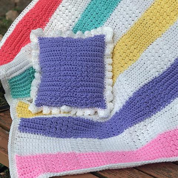 Pretty Patches Pillow Blanket