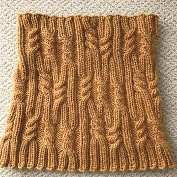 Cardiff Cable Rib Scarf and Cowl