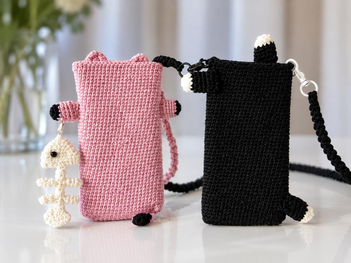 Crochet Phone Bag Pattern, Crossbody Phone Pouch PDF T6
