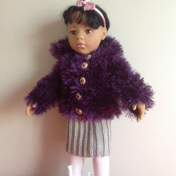 Fur Jacket for 18" Dolls