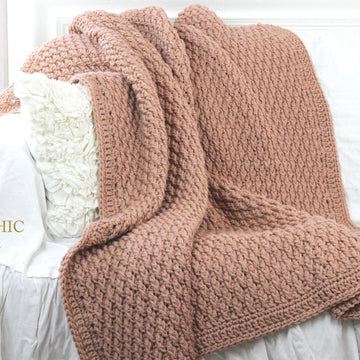 Geneva Crochet Throw Blanket #607