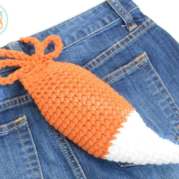 Moxie and Roxy The Fox Tail Crochet Pattern