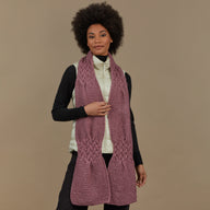 Crystal Bay Hat and Scarf - Knitting Pattern for Women in Tahki Yarns Reno - Downloadable PDF