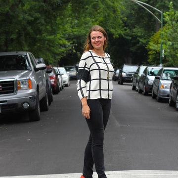 Windowpane Sweater