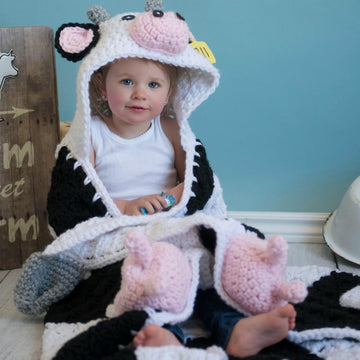 Hooded Cow Blanket