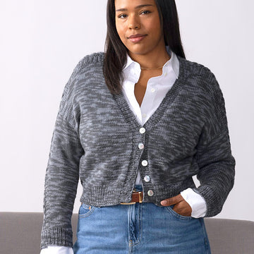 Leo Cardigan in Berroco Vintage Handpaint - Downloadable PDF