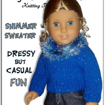 Shimmer Sweater, Fits American Girl and all 18 inch dolls. 041