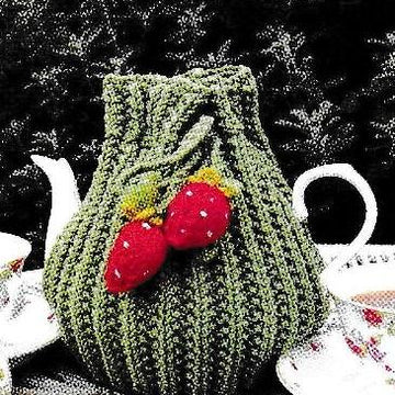 Rib and Stawberry Tea Cosy