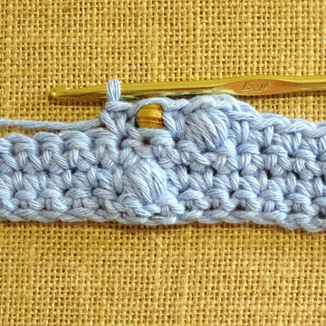 Crochet Diamond Beaded Cushion