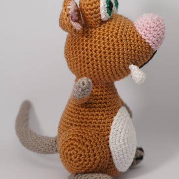 PDF Häkelanleitung Amigurumi Ratte Hugo