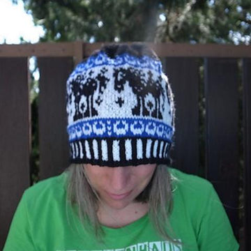 Mr. Blacky the horse beanie