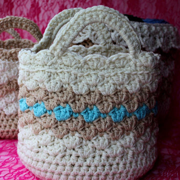 Shell Basket with Handles