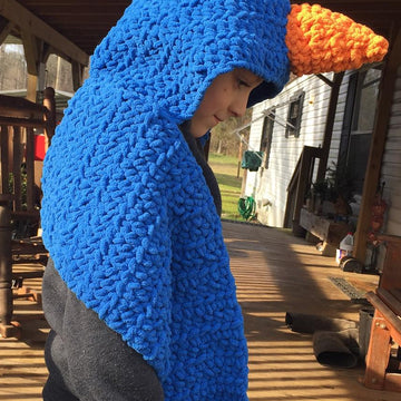 Triceratops Hooded Scarf