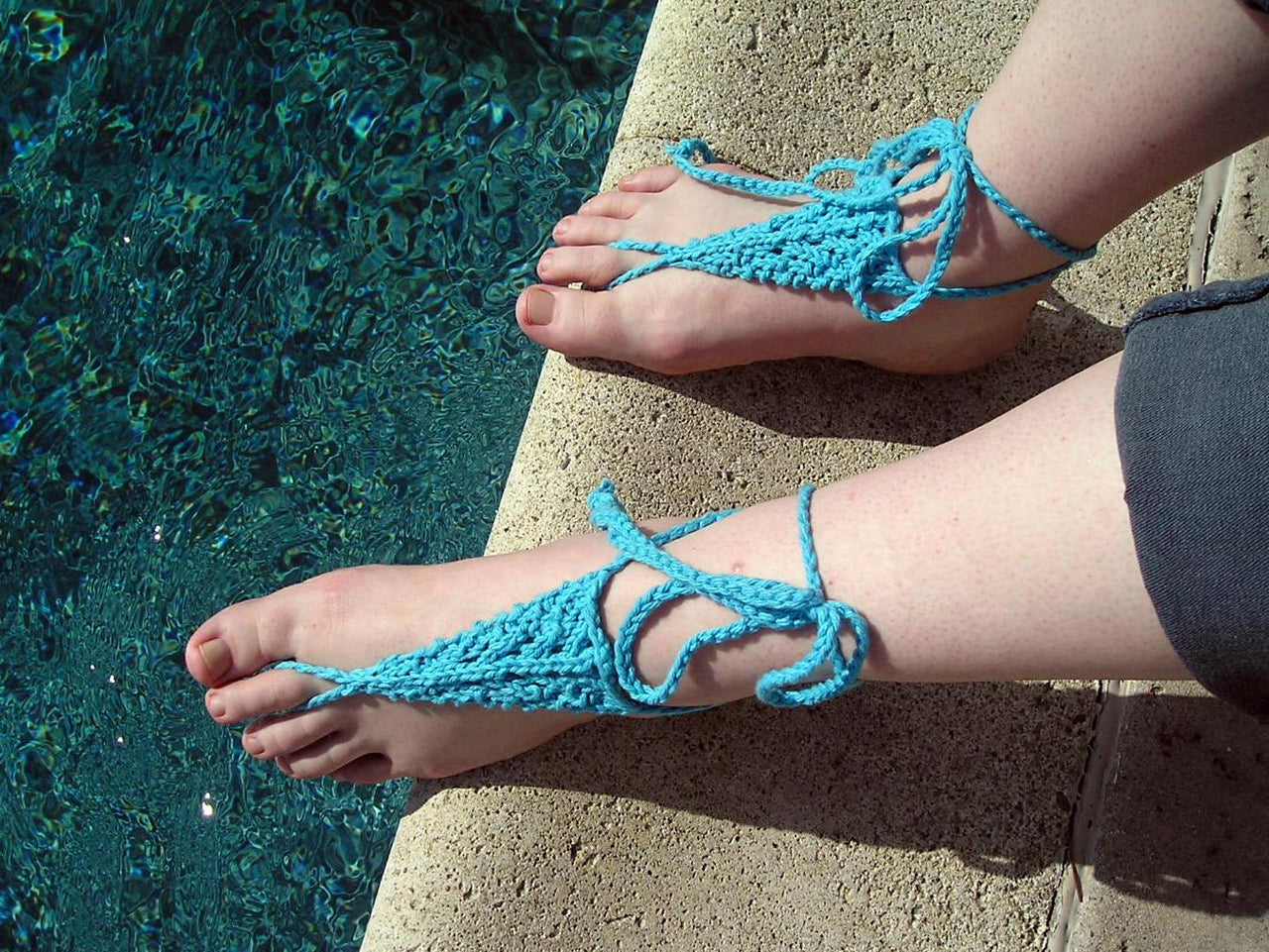 Knitted Beach Sandals