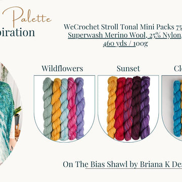 On The Bias Suzette Shawl