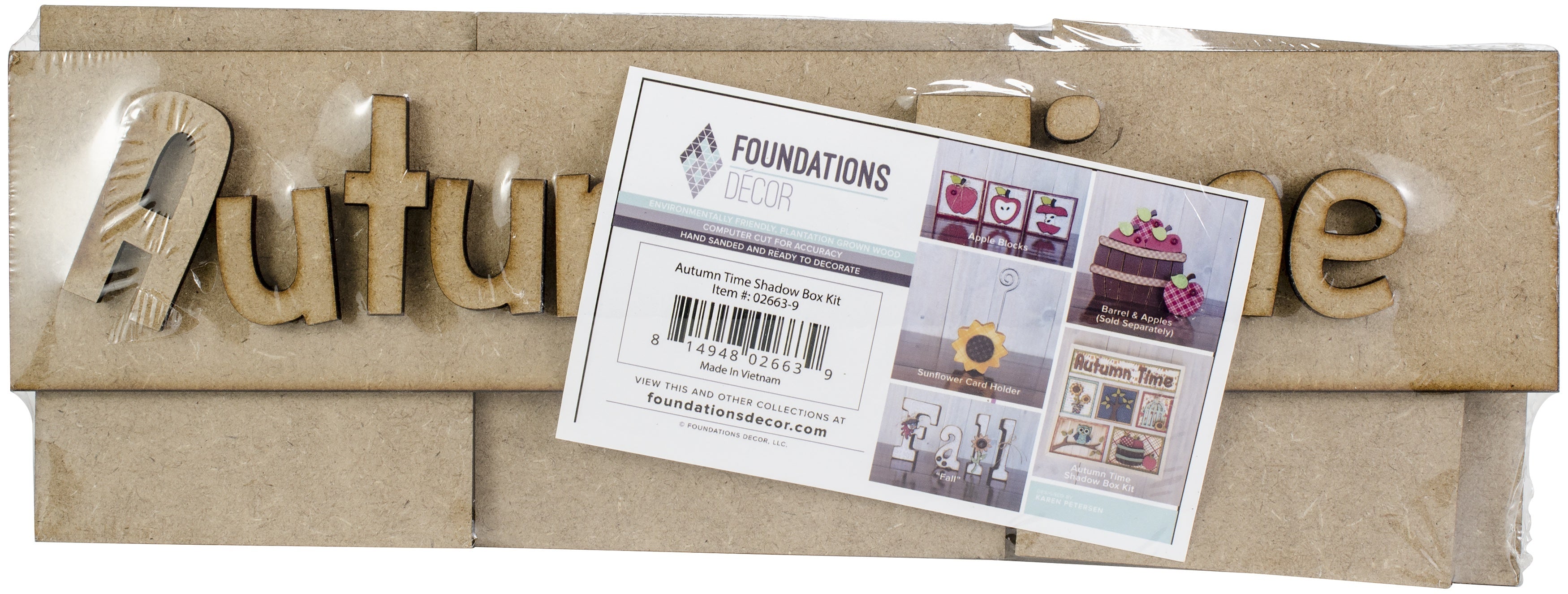 Foundations Decor Shadow Box Kit - Autumn Time