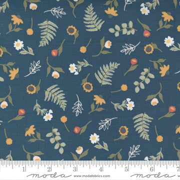 Moda Fabrics Flower Pot - Navy - 5162-17