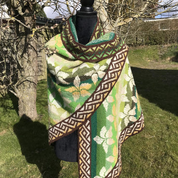 Poinsettia Shawl