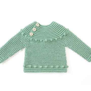 Size 3-6 months – Prehistoric Sweater/Bodice