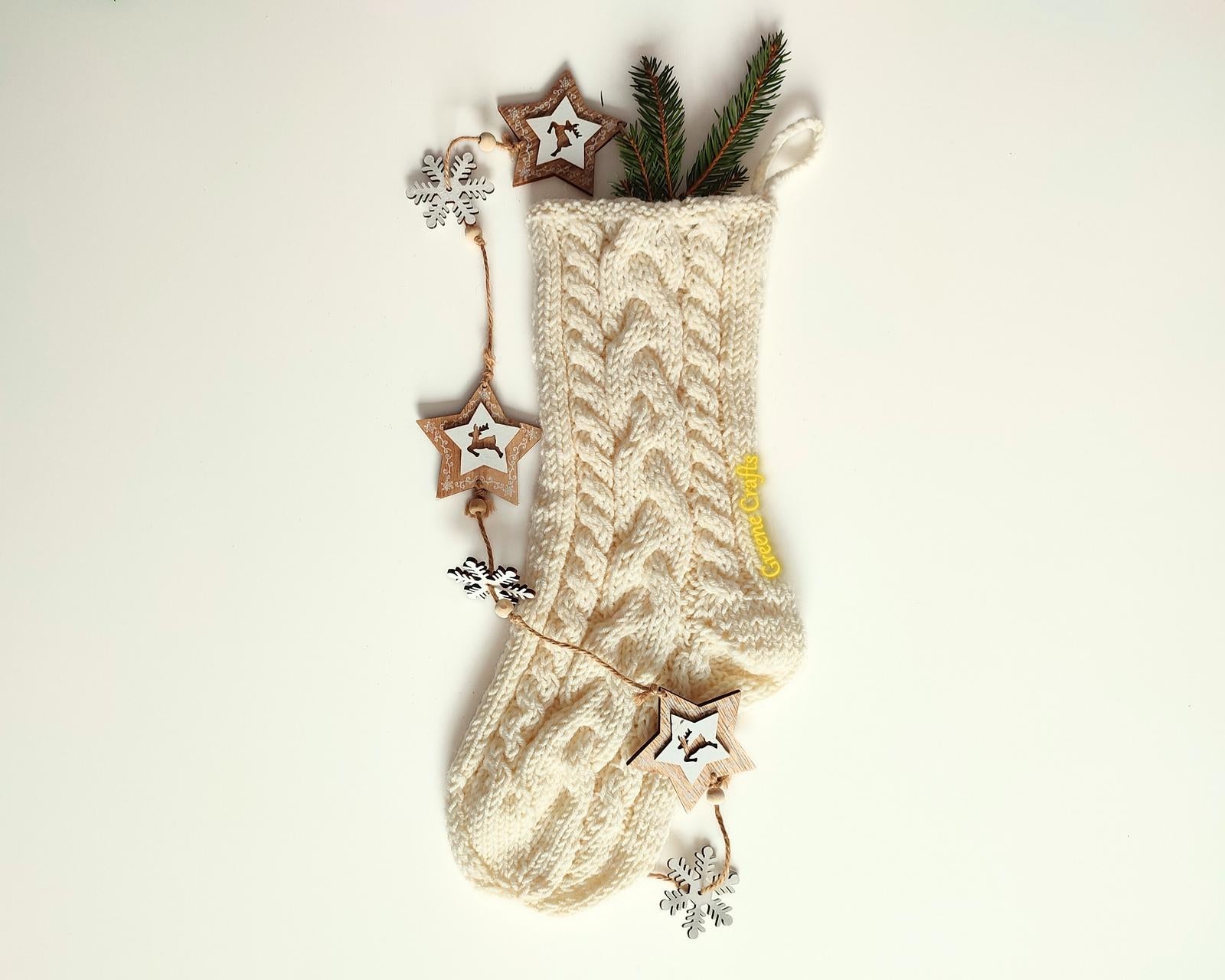 Rustic Christmas Stocking