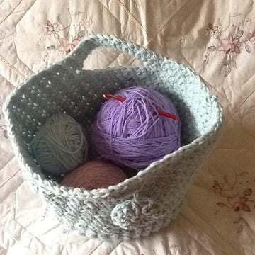 Crocheted Panama Tote Bag