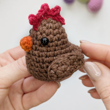 Chicken amigurumi pattern, crochet hen, bird crochet pattern