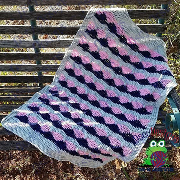 Majestic Waves Afghan