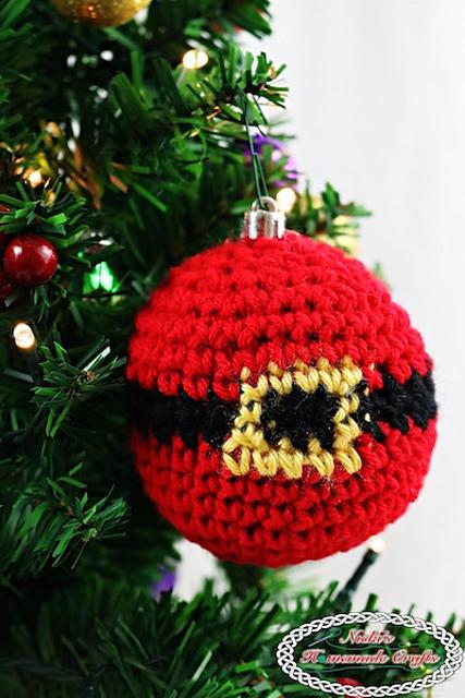 Santa Belt Christmas Ornament