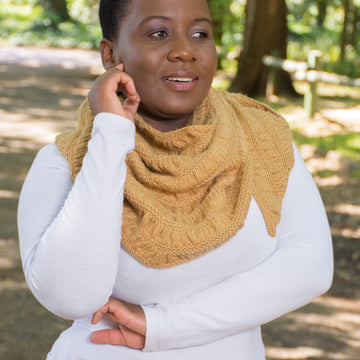 Ruched Shawl