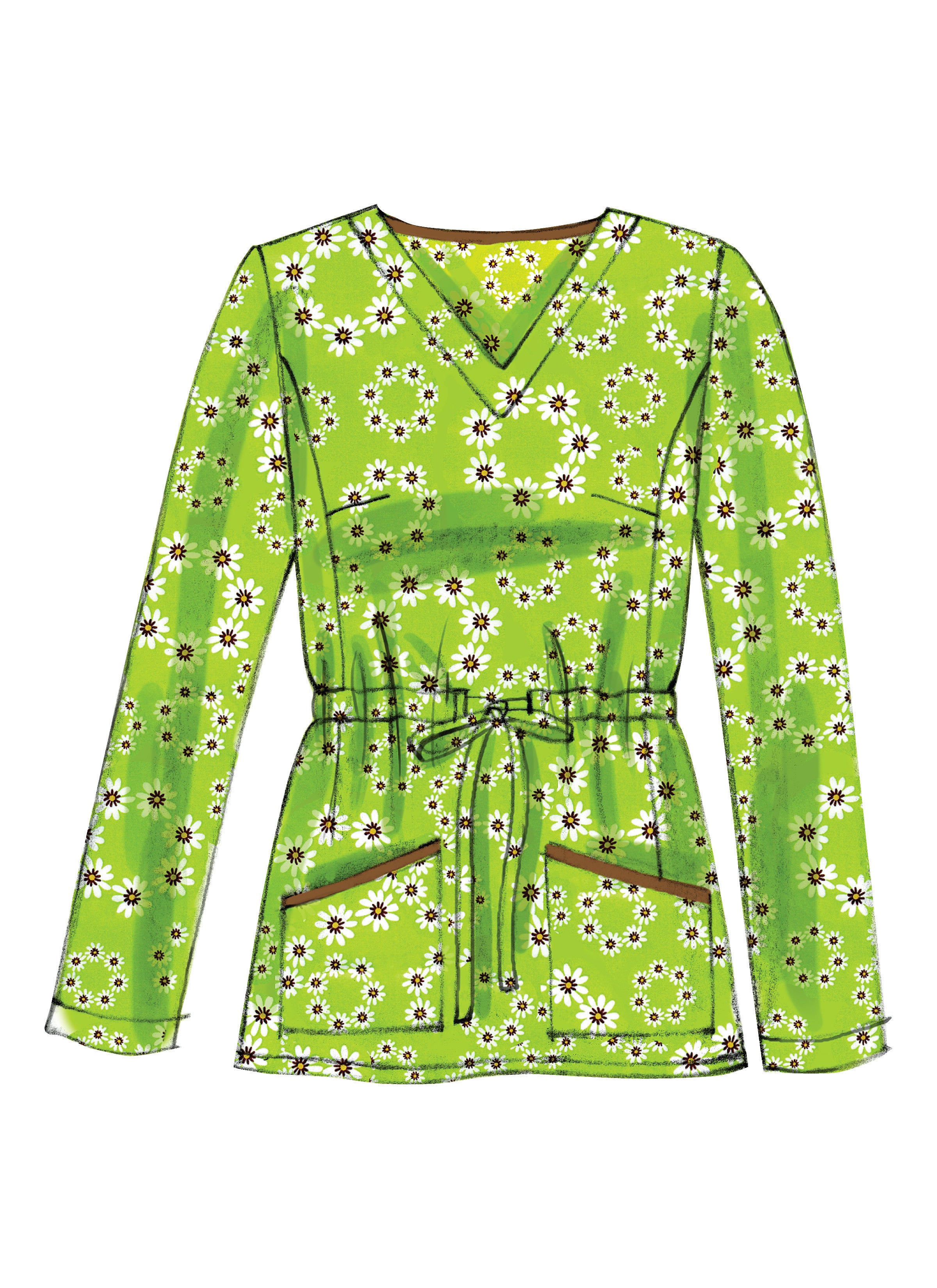 McCall's Misses'/Women's Scrubs Tops and Pants M6473 - Sewing Pattern