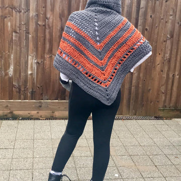 Woodward Hoodie Shawl