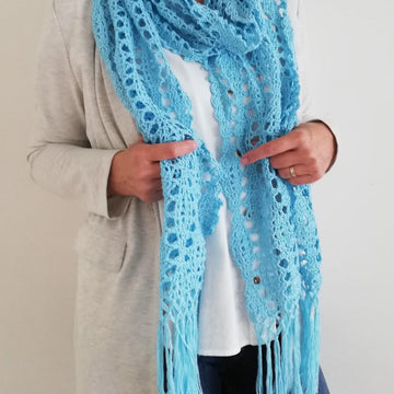 Wild Blue Yonder neck scarf