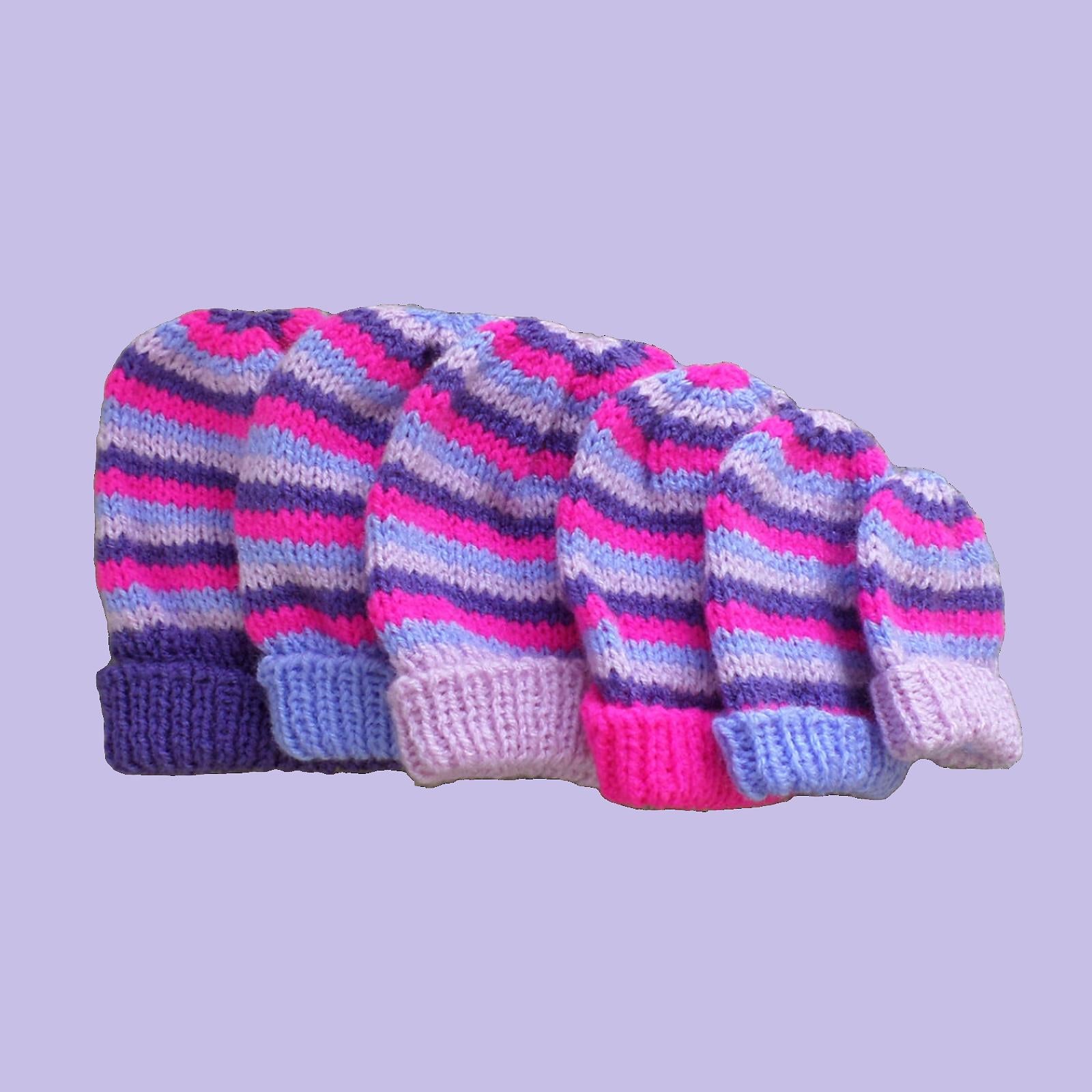 Pinks and Purples Hat