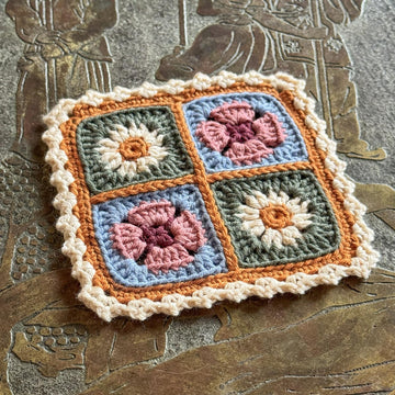Spring Vibes Scrappy Coaster