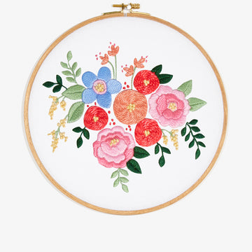 Table Flowers in DMC - PAT0901 - Downloadable PDF