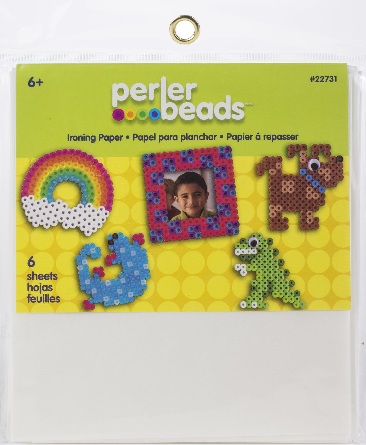 Perler Ironing Paper 6"X6" 6/Pkg - 216514