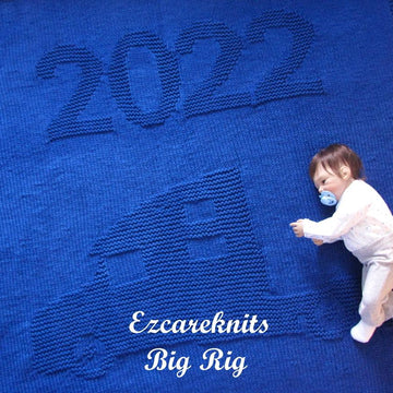 Big Rig Blanket Knitting Pattern