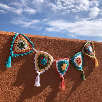 Boho Party Garland Bunting
