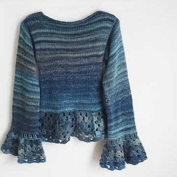 Blue Sentro machine sweater