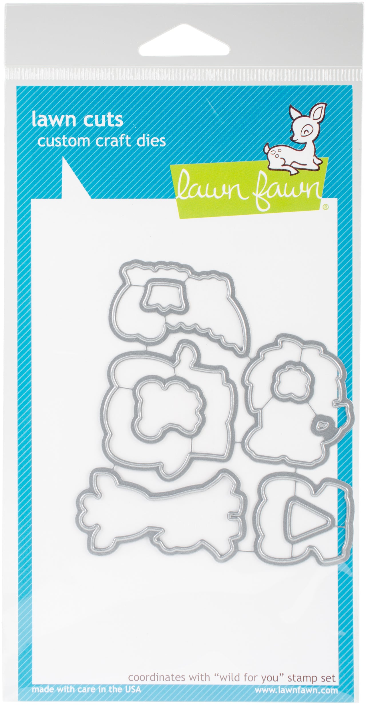 Lawn Fawn Lawn Cuts Custom Craft Die - Wild For You