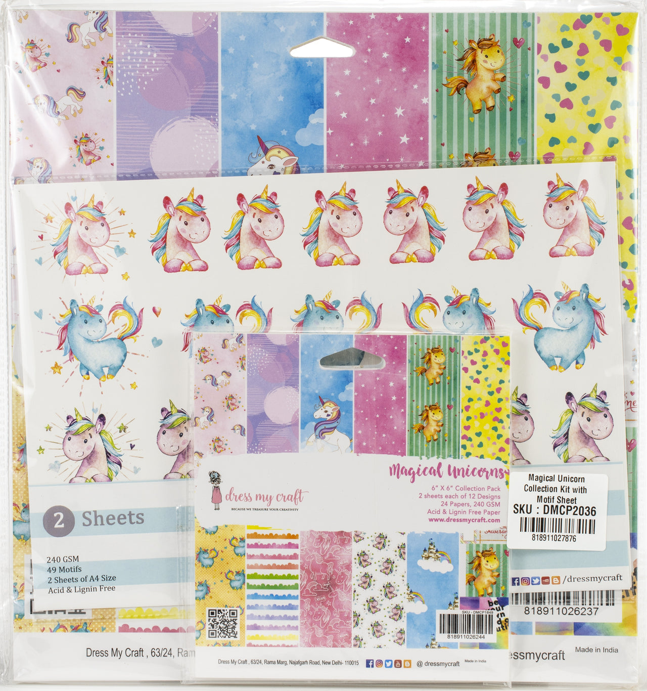 Dress My Crafts Collection Kit - Magical Unicorn