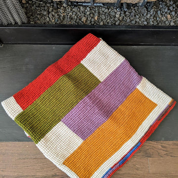 Stacked Blocks Quilt Afghan