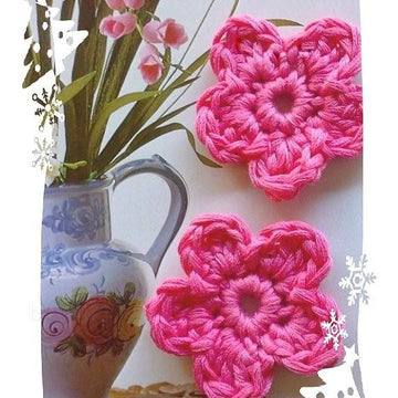 Crochet 5 Petal Flower Pattern For Beginners