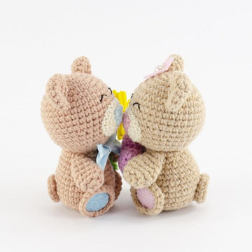 Crochet Valentine Teddy Bears