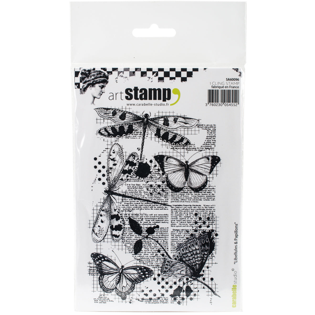 Carabelle Studio Cling Stamp A6 - Dragonflies & Butterflies