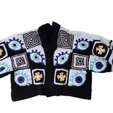 Eye Spy Crop Cardi [SML - LGE]