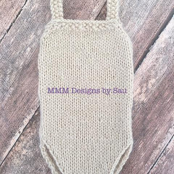 #149 Newborn Teddy romper