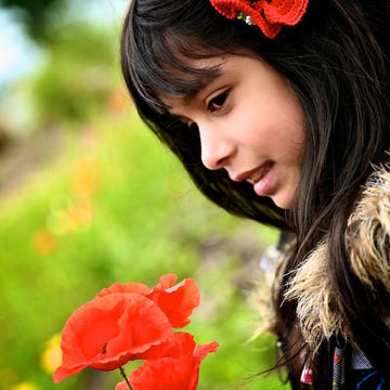 Garden Party. POPPY Pin Headband